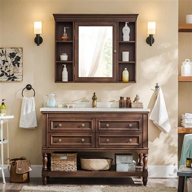 Винтажный американский туалетный столик для ванной