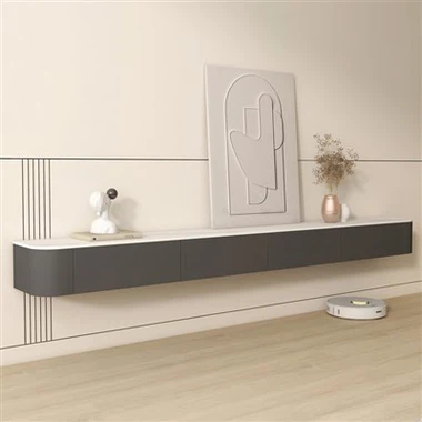 Подставка под телевизор из белого спеченного камня