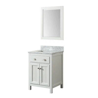 Деревянный американский туалетный столик для ванной комнаты